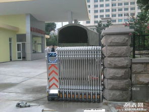 昆山城西伸缩门订做安装 昆山金福门业